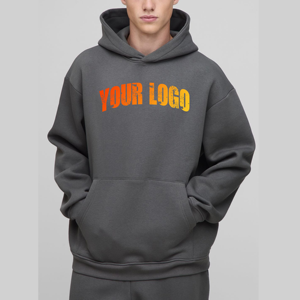 OEM/ODM 100% algodón personalizado bordado Logo en blanco gota hombro pulóver sudaderas con capucha invierno ropa casual Hombre sudadera - Product Image 4