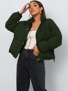 OEM Custom Service Women's Puffer <b>Jacket</b> Windproof Casual Wear Clothing Winter Warm Women's Bubble <b>Jacket</b> - Product Image 3