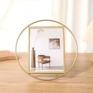 Cadre photo en métal carré argenté avec bordure à coupes obliques, écologique pour la décoration intérieure et les cadeaux - Product Image 3