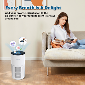 Purificateur d'air intelligent Cobectal ZQA-6000A contrôlé par Wi-Fi avec résultats de purification visibles - Product Image 3