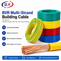 Cable Eléctrico Flexible BVR, Conductor de Cobre Trenzado, Aislamiento de PVC, para Cableado de Paneles, Certificado IEC CE