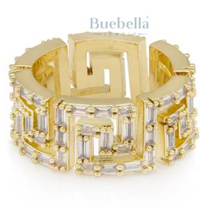 Venta caliente 925 Plata de Ley 14K chapado en oro blanco VVS moissanita helado griego llavero Hip Hop Baguette estilo cubano - Product Image 1