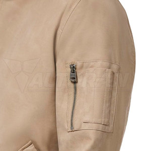 Veste en cuir d'hiver en peau de vache de haute qualité pour hommes, coupe-vent durable avec col montant, meilleur design Offres Spéciales des prix compétitifs - Product Image 6