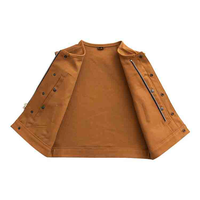 Gilet en toile sans manches pour hommes tendance grande taille vêtements décontractés de haute qualité pour motocyclette Gilet en toile pour hommes