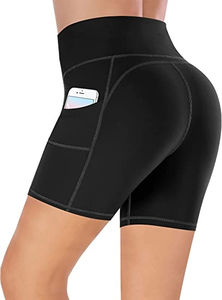Shorts de sport de Fitness taille haute pour femmes Sexy Butt Compression Scrunch Back Respirant Seamless Workout Yoga Shorts Nouveau produit - Product Image 4