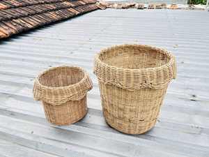 Panier de rangement pour linge durable, élégant, en rotin naturel artisanal, pour la décoration artisanale de la maison, présentoirs, hôtel de luxe - Product Image 4