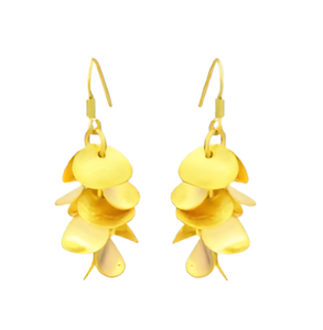 Pendientes de joyería de plata de ley 925 chapados en oro hechos a mano, Pendientes colgantes de moda para aniversario de boda o fiesta para mujer. - Product Image 5