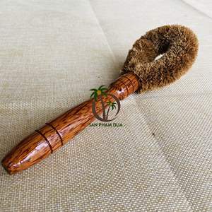 Cepillo de limpieza ecológico de fibra de coco NATURAL, estropajo redondo de cocina, estera de coco hecha a mano, superventas - Product Image 5