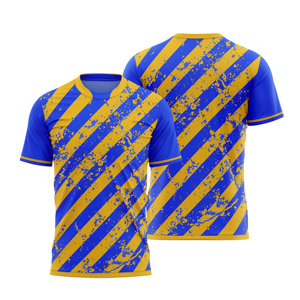 Camisetas de fútbol y fútbol de equipo personalizado en Azul | Tallas para hombres y mujeres jóvenes | Ropa deportiva de entrenamiento ligera de secado rápido al por mayor - Product Image 1