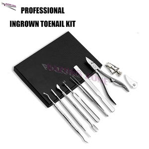 Toenail Care Set 9 Herramienta de corrección de removedor de uñas encarnadas Pedicura de pies - Product Image 2