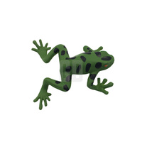 Juguete de rana de plástico en miniatura