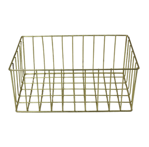 Fancy Design Iron Round Basket Gold Color Standard Size <b>Storage</b> Basket <b>Tabletop</b> Halloween Decoration Handmade Customize - Product Image 5