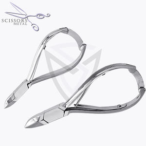 Coupe-ongles professionnel SM Heavy Duty 4,5 pouces à double ressort avec verrouillage arrière en acier pour les doigts avec logo - Product Image 2