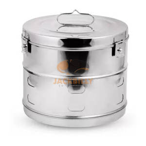 Tambour de pansement chirurgical en acier inoxydable de qualité supérieure JACKBILLY pour les cliniques durables stérilisables à usage hospitalier Instruments médicaux 6x6 - Product Image 4