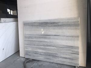 Ligne blanche du Vietnam de haute qualité Ocean Vein 4 carreaux de sol en marbre Surface polie et imperméable directement du Vietnam - Product Image 2