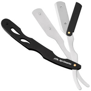 Poignée ergonomique à bord ultra tranchant et rasoir droit de barbier professionnel artisanal de précision pour hommes pour un rasage en douceur - Product Image 3