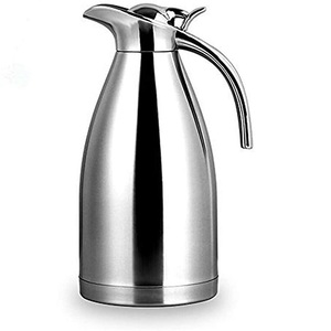 Whole Sale Custom Metal Jug Stainless Steel <b>Double</b> <b>Wall</b> Insulation Red Wedding Gift Ornament <b>Coffee</b> Juice Serving Jug For Home - Product Image 5