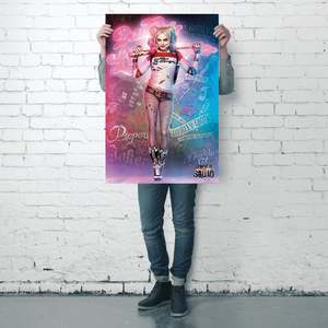 Suicide Squad Canvas <b>Poster</b> Harley Quinn Standing Digital Printing Scroll Style for Decoration - Product Image 3