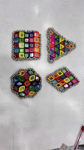 Patchs en tissu de décoration vintage de broderie ethnique de conception traditionnelle - Product Image 6