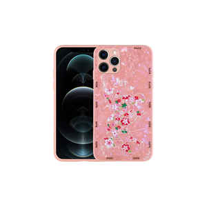 Coque en silicone TPU à motifs pour iPhone 12 Pro - Design souris rose - Product Image 1