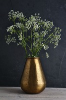 Vase de sol Art Déco moderne en aluminium fait main avec poignée, couleurs personnalisables, écologique et résistant à la rouille, pour la décoration intérieure et de mariage