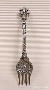 Serveur à salade en acier inoxydable exceptionnel avec poignée artisanale de concepteur pour l'approvisionnement de restaurants d'hôtel d'ustensiles de cuisine - Product Image 3