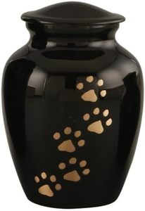Handmade <b>Large</b> Adult Size Mosaic Aluminium Glass Cremation <b>Urn</b> Individual Tiles Applied Burial Unique Funerals Supply - Product Image 6
