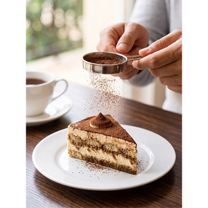 Utensilios para Postres, Juego de Tamiz para Azúcar en Polvo y Cacao, Tamiz de Malla Fina para Decorar Tiramisú - Product Image 1