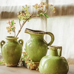 Sculpture noire argile contemporaine indienne artisanale en céramique Vase à fleurs décoration de la maison bureau et hôtel Design moderne élégant - Product Image 4