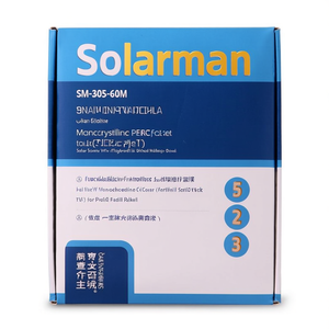 Panneau solaire monocristallin PERC sans cadre Solarman SM-305-60M à demi-cellules - Certifié TUV pour emballage sur palette - Product Image 2