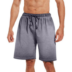 กางเกงขาสั้นผู้ชายแบบย้อมสีคุณภาพสูง |   ออกแบบตามสั่ง ผลิตจากผ้าฝ้าย 100% |   ผ้าเนื้อบางเบา ระบายอากาศได้ดี โรงงานขายส่งแบบ OEM - Product Image 5