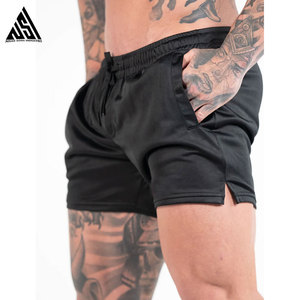 Pantalones cortos de entrenamiento para hombre, pantalones cortos de entrenamiento, levantamiento de pesas, culturismo, ajuste MMA, pantalones cortos de gimnasio para correr, pantalones con bolsillo y cremallera - Product Image 3