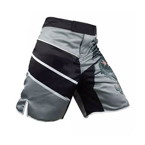 Hot Sale Custom Design Stretch Nylon/Polyester Men <b>MMA</b> <b>Shorts</b> Loose Fit Lightweight Quick Dry Sports Wear - Product Image 4