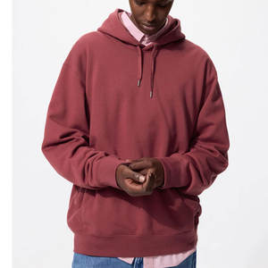 ODM OEM invierno Custom350g polar algodón 45 colores sudaderas con capucha Unisex pulóver sudaderas estampado bordado liso Sudadera con capucha de gran tamaño - Product Image 3