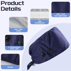 Estilo único Scrub sombreros personalizados al por mayor ligeros Scrub sombreros Venta caliente precio razonable Scrub sombreros - Product Image 3