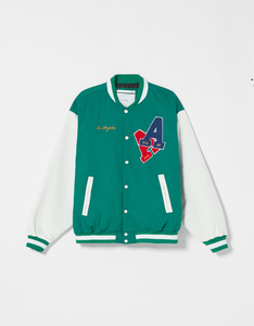 Veste d'hiver Streetwear conception personnalisée en usine de luxe veste de baseball manches longues vêtements de sport unisexe vestes universitaires en vrac OEM - Product Image 3