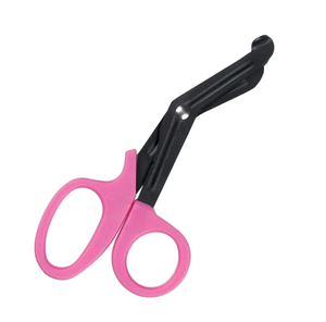 Tijeras de vendaje con mango de plástico Rosa Tijeras de lona de enfermera Tijeras de corte con mango de plástico de acero inoxidable alemán - Product Image 3