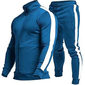 Ropa deportiva para correr para hombre, chándales transpirables con cremallera completa, precio bajo, chándal para hombre, chándal de manga completa, venta al por mayor, chándal para hombre - Product Image 1
