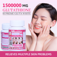 Capsules de Soin de la Peau (5000 mg) à la Vitamine C et au Collagène – Capsules Molles au Collagène pour le Blanchiment de la Peau