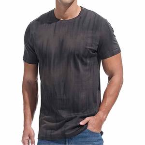 Camiseta de manga corta de verano para hombre, camiseta informal de moda de negocios con solapa suelta bordada, camiseta transpirable para hombre - Product Image 1