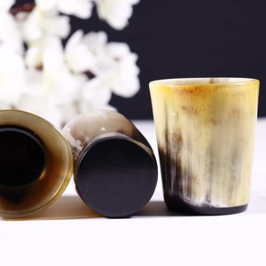 Fournisseur indien fait à la main grande corne en verre style vintage à vendre de l'Inde-pour hydromel ou boissons traditionnelles - Product Image 2