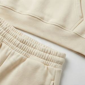 Wholesale Ladies Plus Size Winter Hooded <b>Sports</b> Cotton Tracksuit Sets Casual <b>Long</b> <b>Sleeve</b> Customized Color Athletic Gym Fitness - Product Image 5