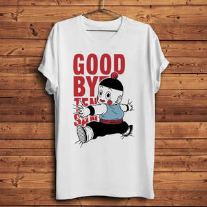 100% Cotton Anime Chiaotzu DBZ <b>T</b>-<b>Shirt</b> Fashion Jersey with Pattern Size Options 200g 240g 280g - Product Image 2