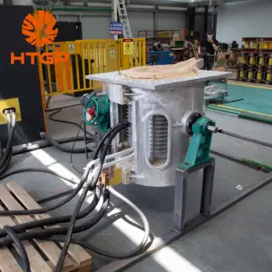 Hongteng Brand Heating Melting Furnace Recycle Metal Scrap Remelt Induction Casting Furnace For Metallurgical Casting