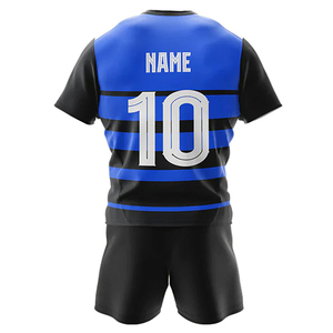 Maillot de rugby imprimé par sublimation, logo personnalisable, vêtements de sport, uniforme de rugby, faible MOQ, meilleure arrivée, matériau pur, 100% polyester - Product Image 3