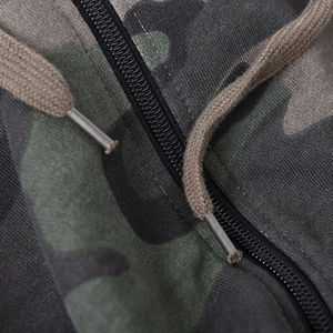 เสื้อฮู้ดขนแกะลายพรางสำหรับผู้ชาย, เสื้อผ้าฤดูหนาวน้ำหนักเบามีกระเป๋าด้านหน้าดีไซน์ดีที่สุดสำหรับไซส์ XS - Product Image 2