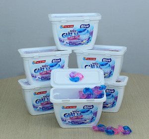 Comprimés liquides de détergent de blanchisserie rose bleu 48 capsules au sac de bas Cost-13g pour le soin d'habillement - Product Image 4