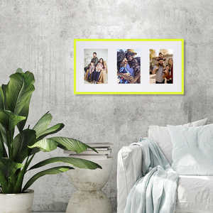 Cadre photo jaune 23,8 x 46,8 cm - Product Image 3