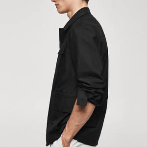 แจ็คเก็ตผู้ชายผ้าฝ้าย 100% จากโรงงานโดยตรง บริการ OEM รับผลิตตามแบบ สไตล์ไฮสตรีท คุณภาพสูง ผ้าแคนวาส สำหรับฤดูหนาว ราคาส่งถูก - Product Image 5