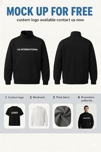 Sudaderas Personalizadas de Felpa Francesa con Hombros Caídos y Cuello Alto, Ropa de Calle de Invierno para Mujer de Alta Calidad y Talla Grande - Product Image 3